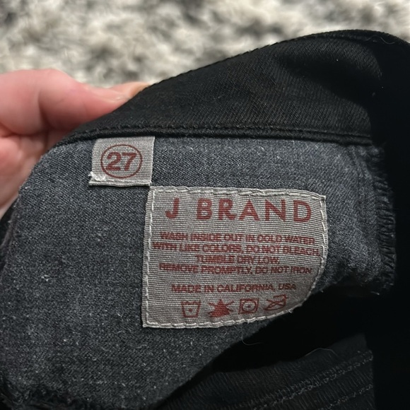 Black J Brand Skinny Jeans - Picture 4 of 5